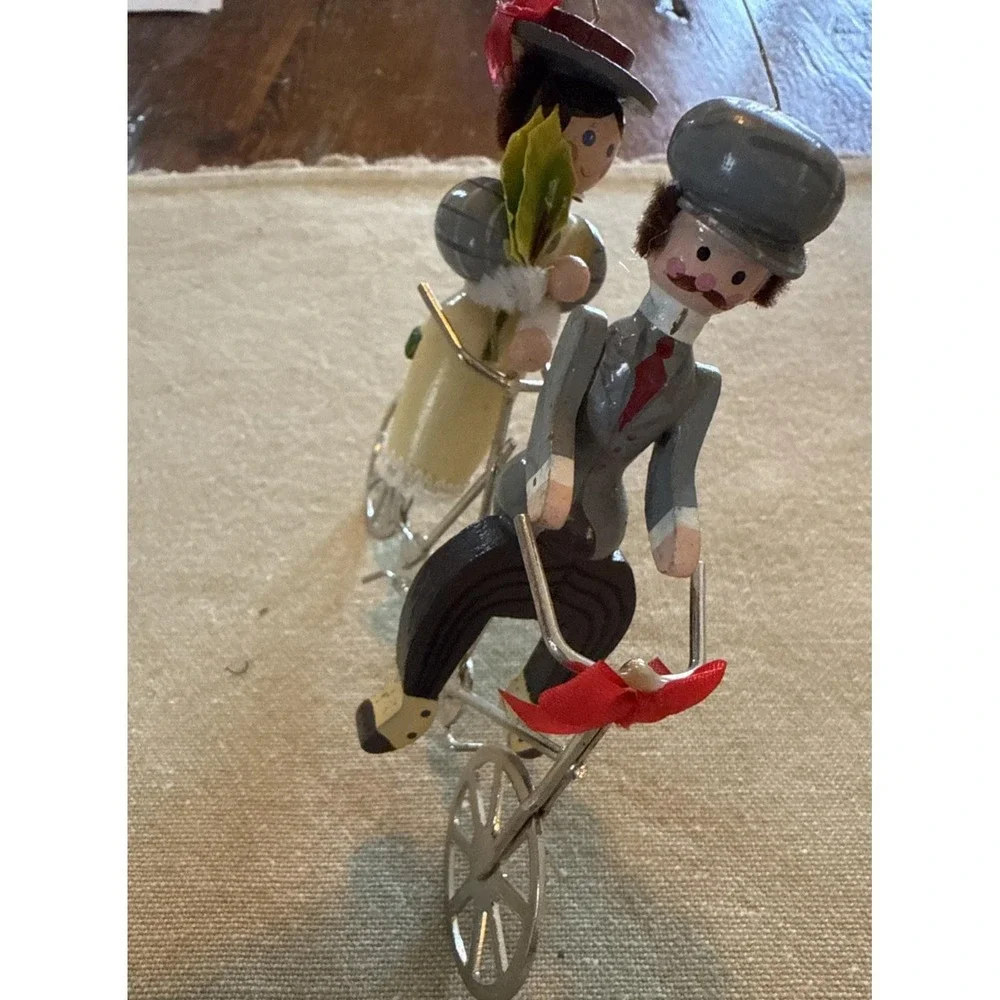 Vintage Kurt Adler 1979 Tandem Bike Christmas Decoration